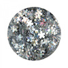 Hologram Flowers for Nail Design - Silver