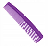 Large hair comb black, purple