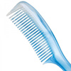Two-tone comb with a handle - blue