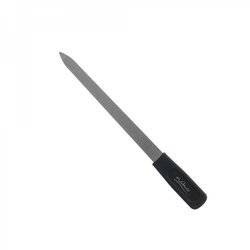 Double-Sided Sapphire Nail File with a Soft Touch Handle - 8 cm