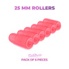 Rollers for hair with Velcro - diameter 25 mm