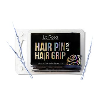 La Rosa white crimp pins 6 cm