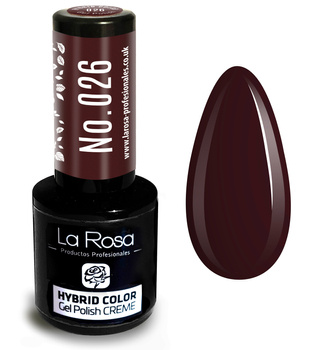 La Rosa Hybrid Gel Polish CREME Dark Purple