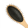 Wooden hair brush - metal bristle