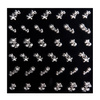 Nail stickers silver flowers