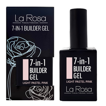 LaRosa 7-in-1 BUILDER GEL in a Bottle - LIGHT PASTEL PINK