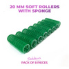 Rollers for hair with Velcro - diameter 20 mm