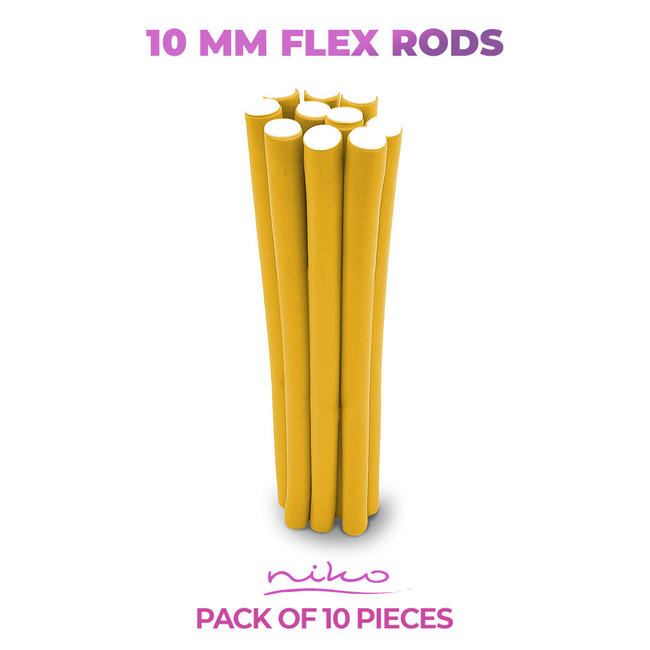 Hair curlers - long - diameter 10 mm