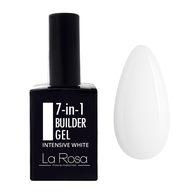 LaRosa 7-in-1 BUILDER GEL in a Bottle - INTENSIVE WHITE