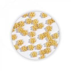 3D Flowers for Nail Art - Gold
