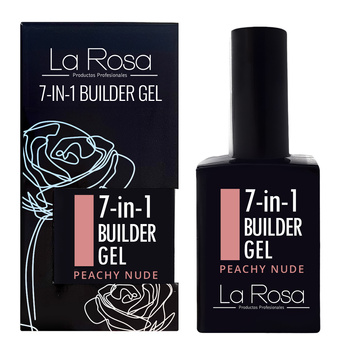 LaRosa 7-in-1 BUILDER GEL in a Bottle - PEACHY NUDE