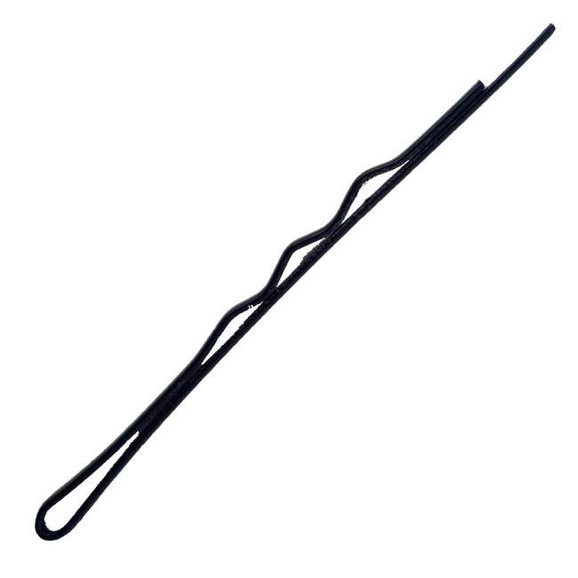 La Rosa black crimp pins 6 cm