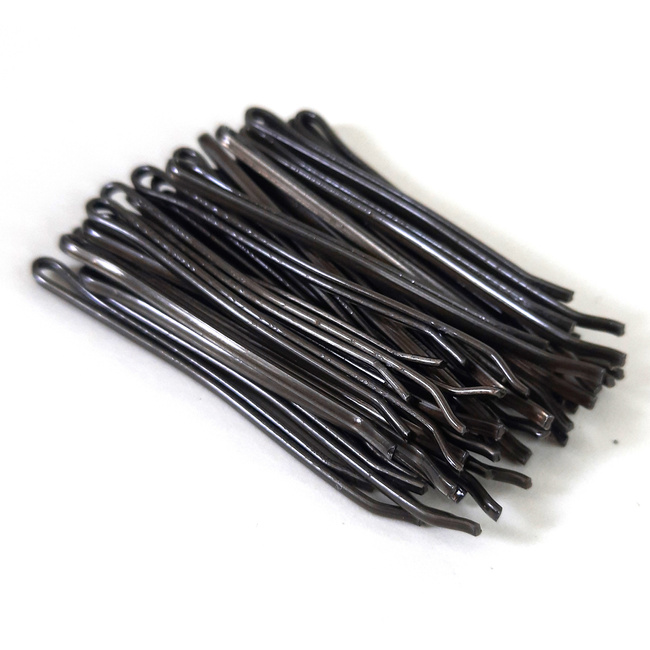 La Rosa brown hair pins 4 cm