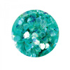 Honeycomb Hologram Glitter for Nails - Turquoise