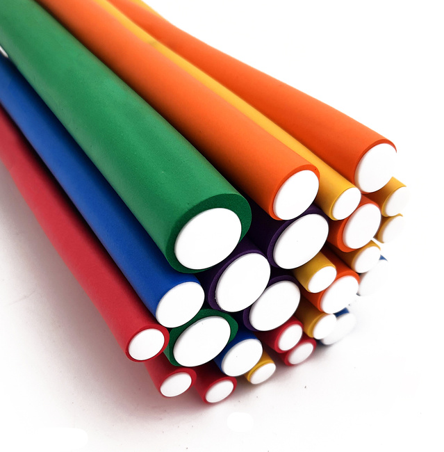 Hair curlers - short - diameter 14 mm