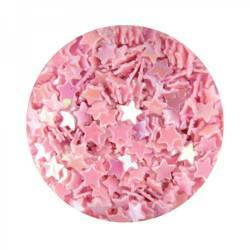 Hologram Stars for Nail Art - Pink