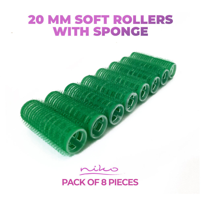 Rollers for hair with Velcro - diameter 20 mm