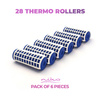 Thermal hair rollers - diameter 23 mm