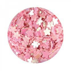 Hologram Flowers for Nail Design - Pink