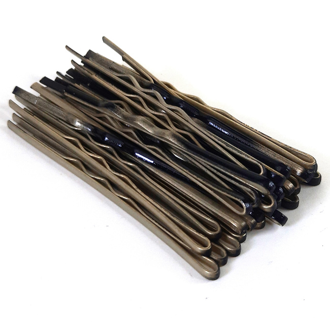 La Rosa shaded crimped bobby pins 6 cm