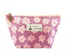Make-up Bag with Flowers - Pink