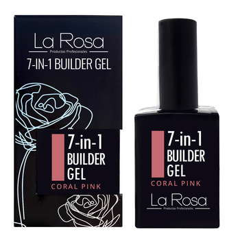 LaRosa 7-in-1 BUILDER GEL in a Bottle - CORAL PINK