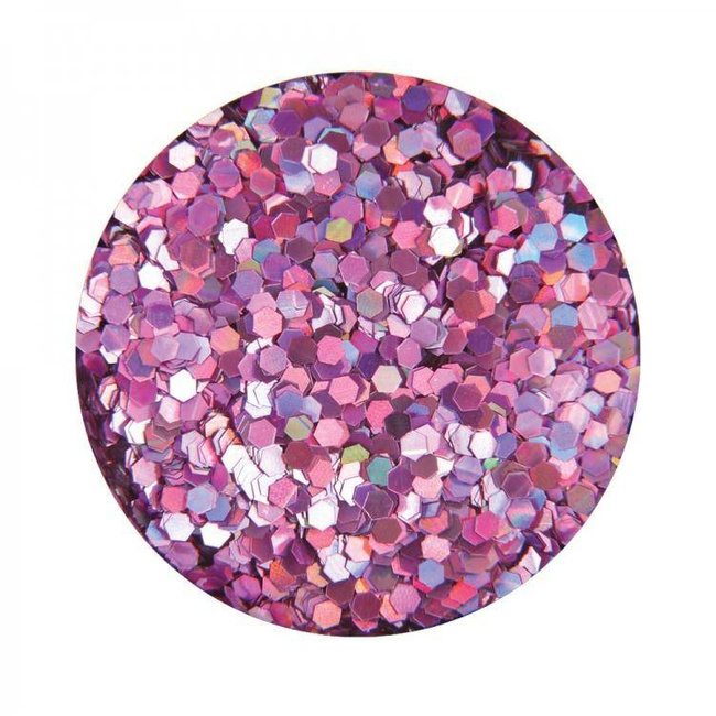 Honeycomb Hologram Glitter for Nails - Violet