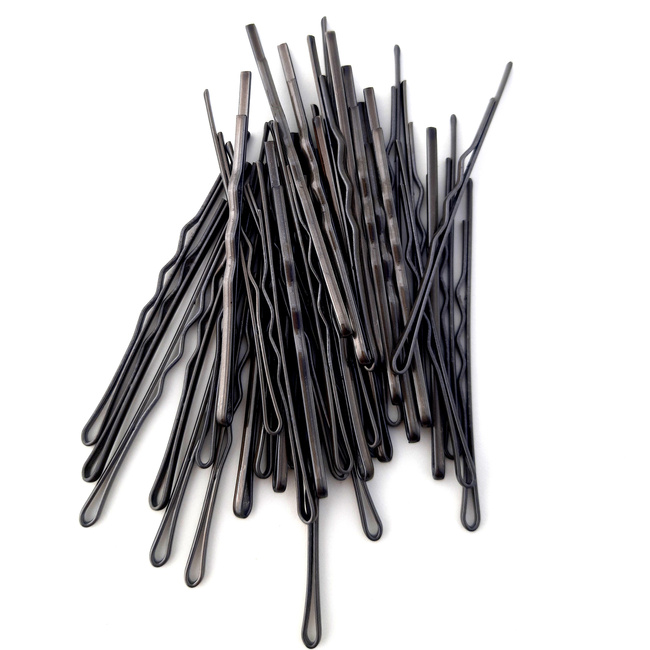 La Rosa brown crimp pins 6 cm