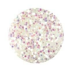 Honeycomb Hologram Glitter for Nails - White