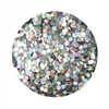 Honeycomb Hologram Glitter for Nails - Silver