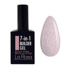 LaRosa 7-in-1 BUILDER GEL in a Bottle - MILKY PINK WITH GLITTER