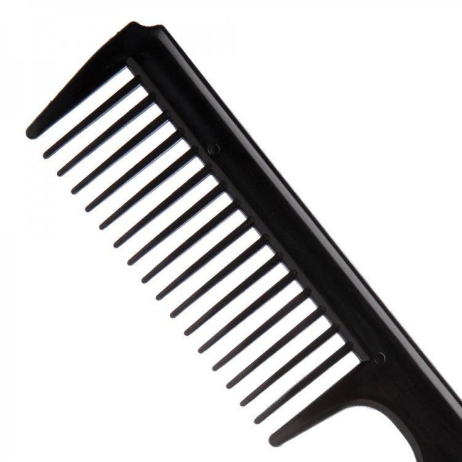 Hair comb with handle