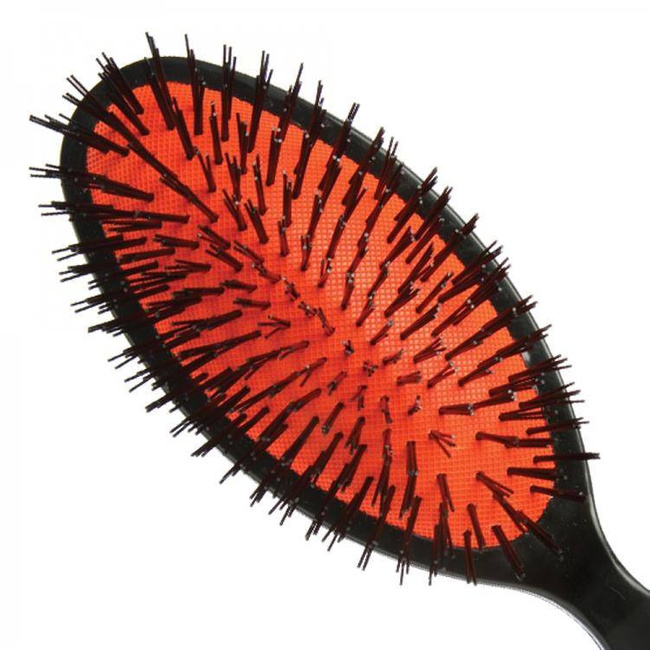 Hairbrush with nylon bristle