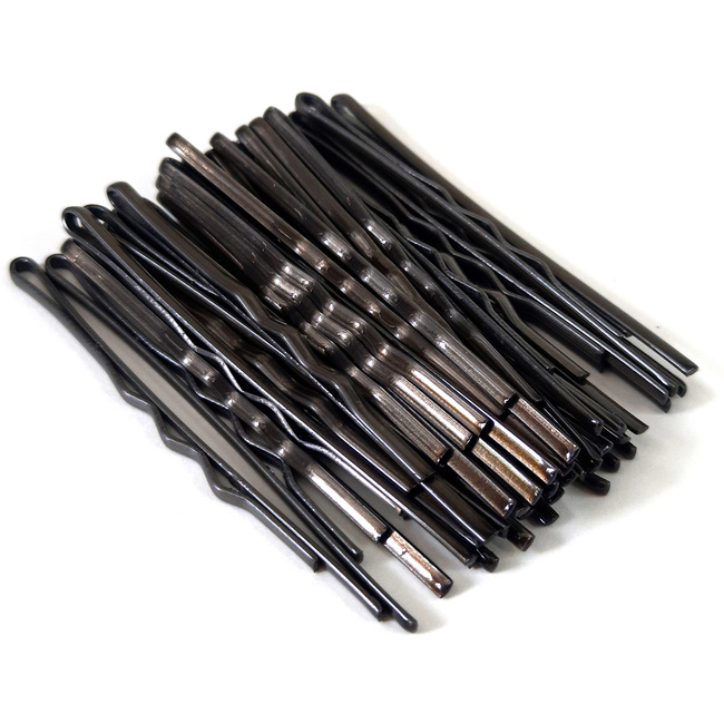 La Rosa brown crimp pins 6 cm