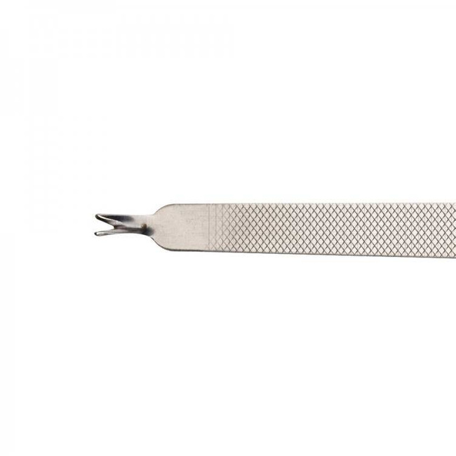 Double-sided Metal Nail File with Cuticle Pusher and Trimmer