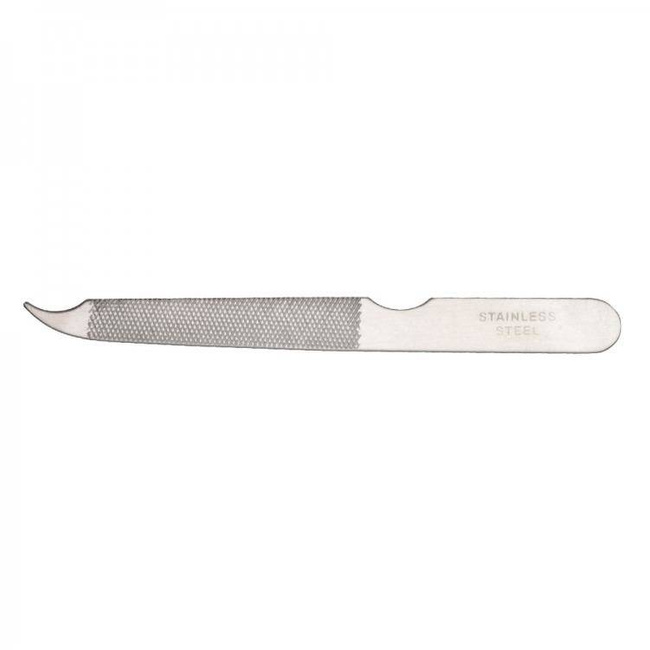 Metal Nail File with Cuticle Pusher