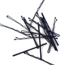 Crimp pins with balls black La Rosa 6 cm