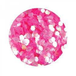Honeycomb Hologram Glitter for Nails - Pink