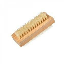 Double-Sided Wooden Nail Cleaning Brush