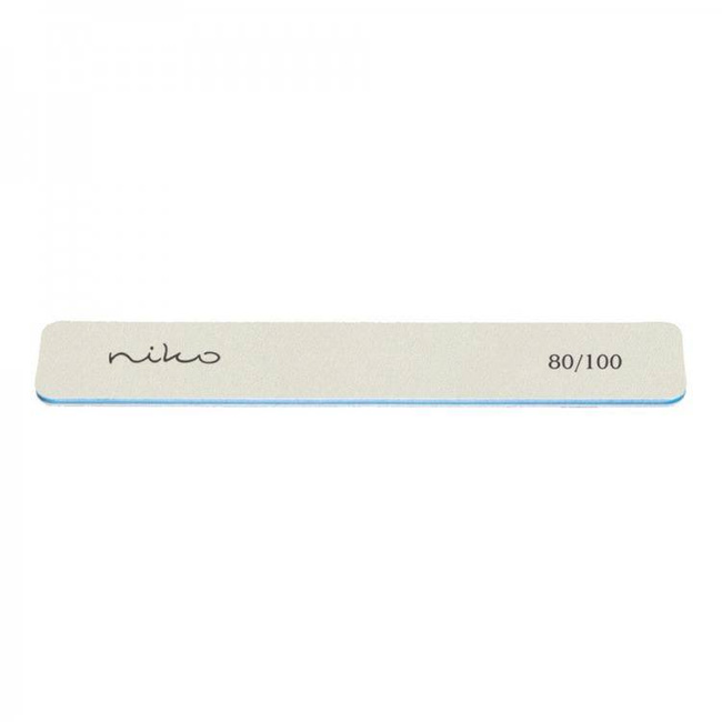 White Wide Nail File 80/100