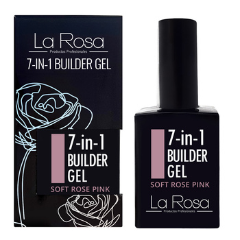 LaRosa 7-in-1 BUILDER GEL in a Bottle - SOFT ROSE PINK
