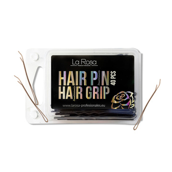 La Rosa gold hair pins 4 cm