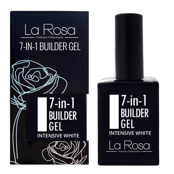 LaRosa 7-in-1 BUILDER GEL in a Bottle - INTENSIVE WHITE