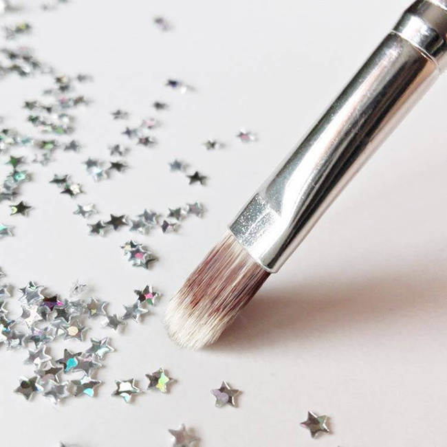 La Rosa Professional Wooden Double Eye Shadow Brush