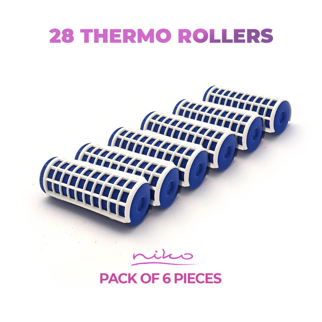 Thermal hair rollers - diameter 23 mm