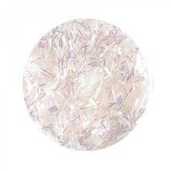 Hologram Glitter Threads for Nails - White