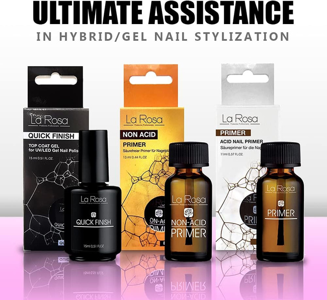 PRIMER Professional Nail Prep Dehydrator, Degreaser Before Acrylic, UV Led Gel Nails, Primer - Increases Adhesion