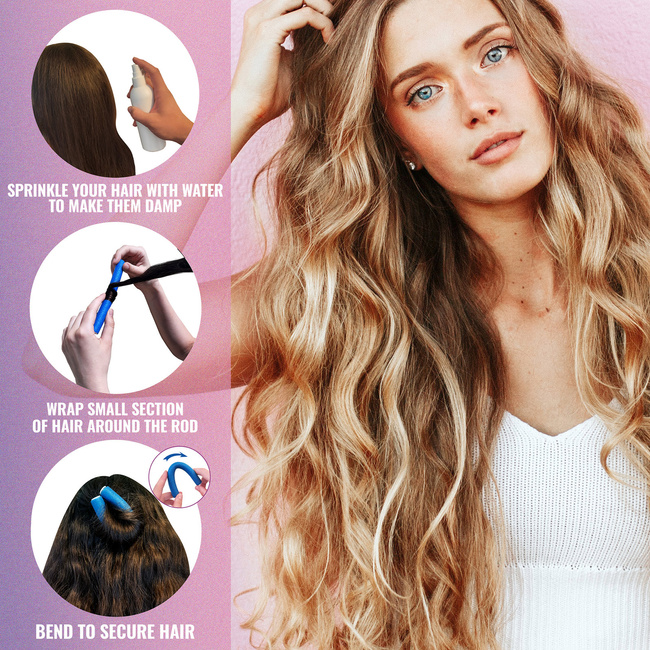 Hair curlers - long - diameter 12 mm