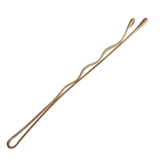 Crimp pins with gold balls La Rosa 6 cm