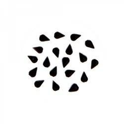 Zircon Nail Art Crystals - Black Tears